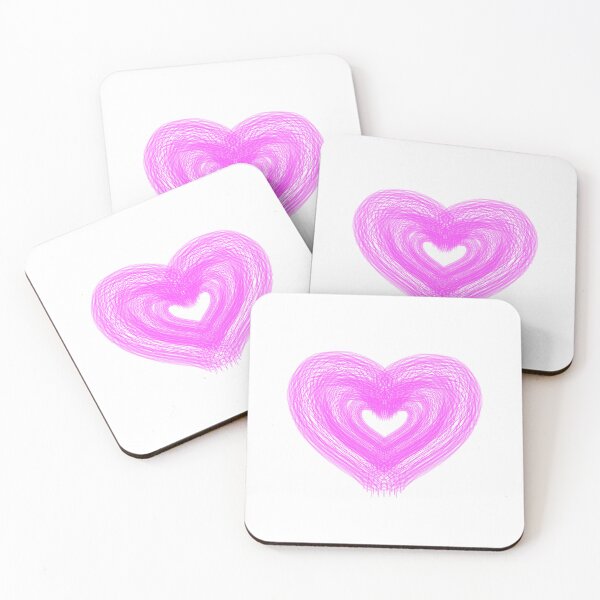 Item preview, Cute Aesthetic Pink Heart Doodle Illustration designed and sold by Ankerd.