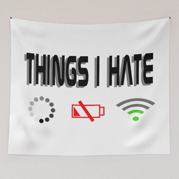 Item preview, Things I hate designed and sold by Blondiabshop.