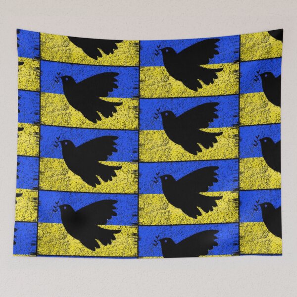 Item preview, Dove of peace Ukraine flag designed and sold by Milena-.