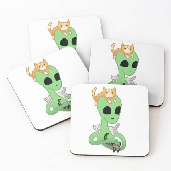 Item preview, Alien and cats designed and sold by TheBoyler.
