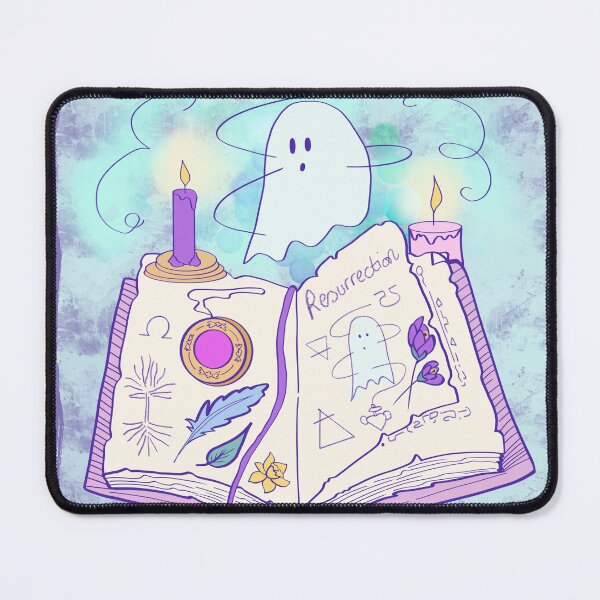 Item preview, Book of Shadows, cute ghost designed and sold by ArtbyPriscilla.