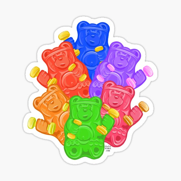 Gummy Buddies Workout Sticker