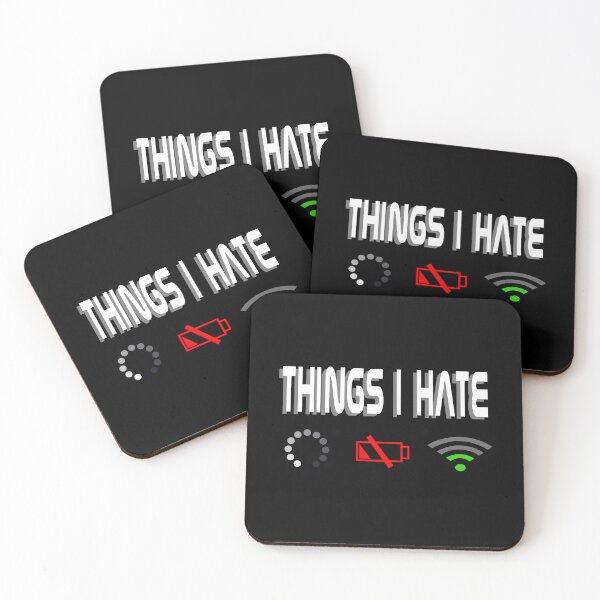 Item preview, Things I hate designed and sold by Blondiabshop.