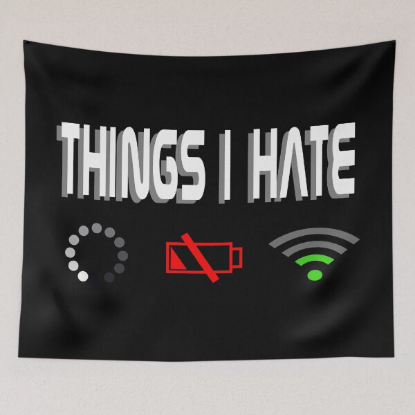 Item preview, Things I hate designed and sold by Blondiabshop.