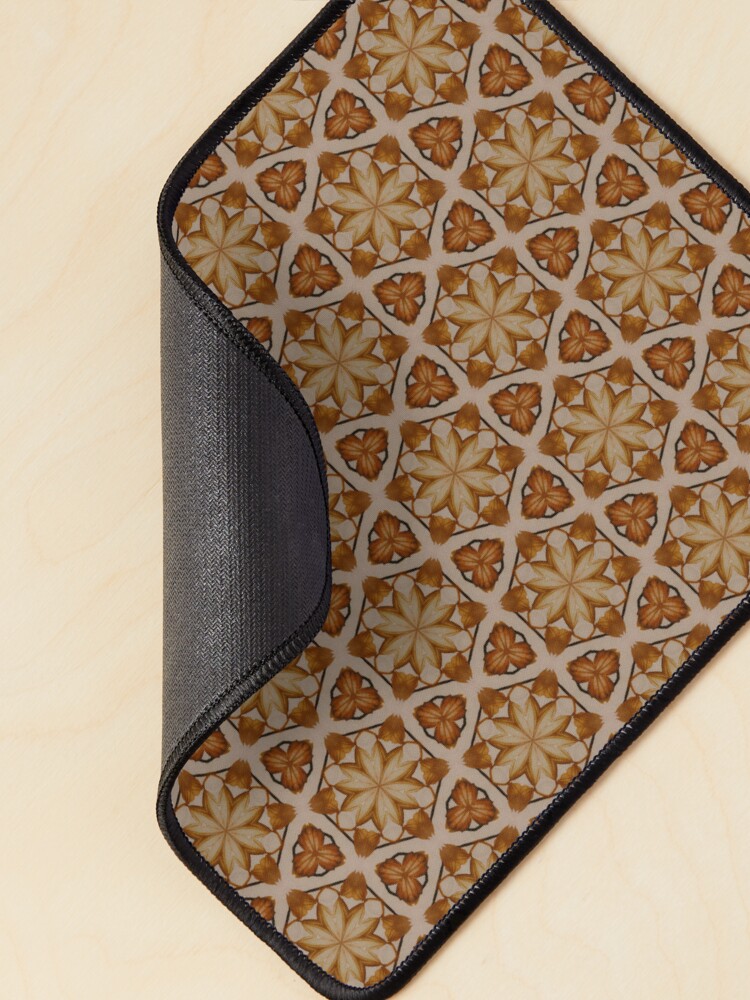 Thumbnail 2 of 5, Mouse Pad, Autumn Leaves kaleidoscopic seamless pattern designed and sold by Penguland.