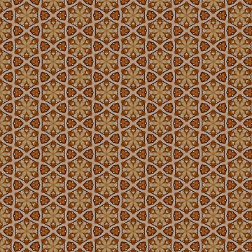 Artwork thumbnail, Autumn Leaves kaleidoscopic seamless pattern by Penguland