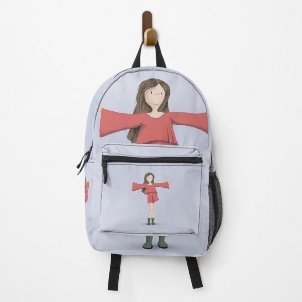 Item preview, Time for a Hug Whimsical Woman Illustration designed and sold by haximica.