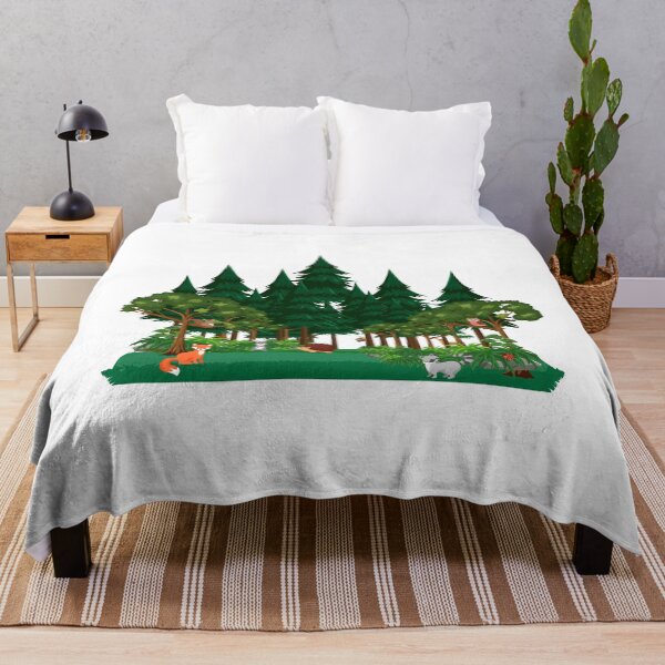 Item preview, Forest animals Trees Wild nature Nature designed and sold by Soulmen.