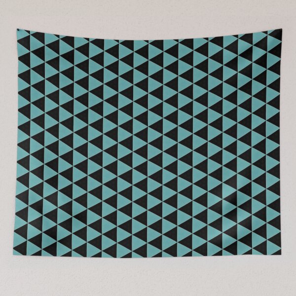 Item preview, Infinite Blue Triangle Pattern designed and sold by MclaughlinGifts.