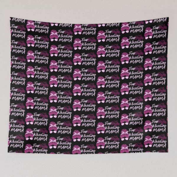 Item preview, Messy Bun Four Wheeling Mama designed and sold by Rally-Girl.