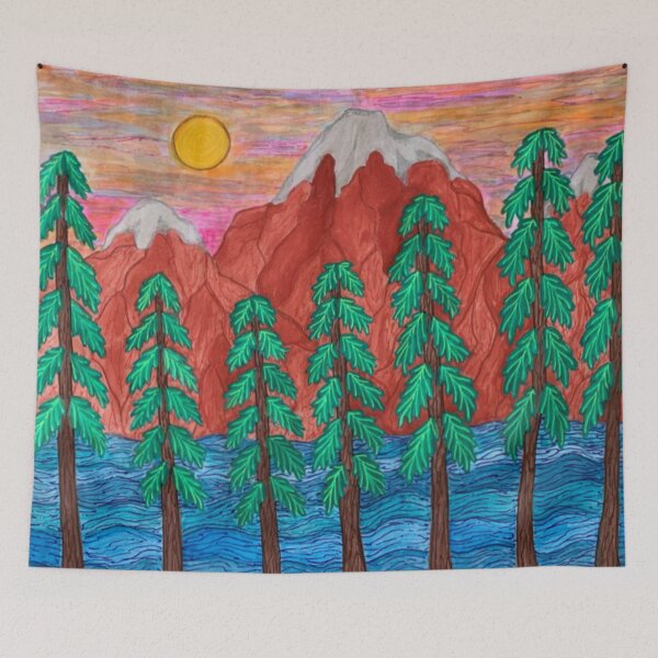 Item preview, Mountain Scene designed and sold by LuvbuzzArt.