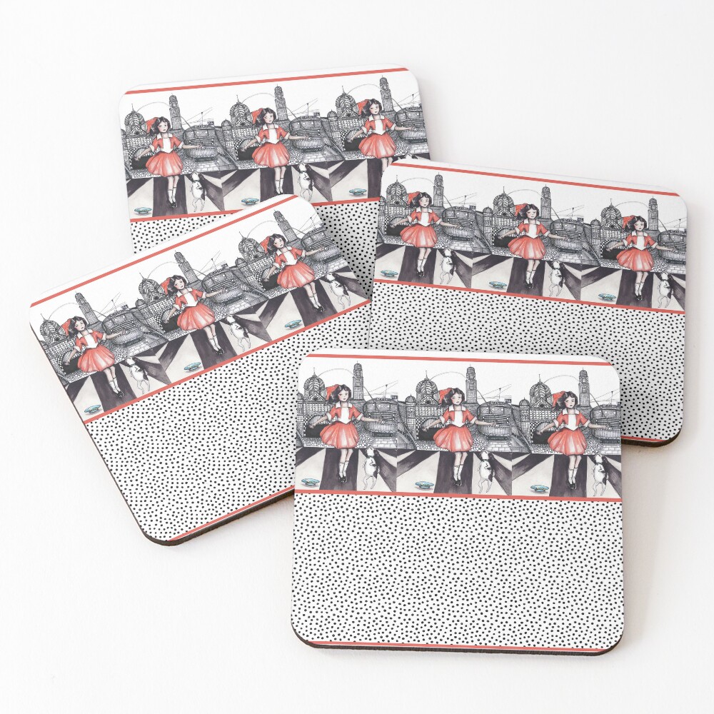 Item preview, Coasters (Set of 4) designed and sold by dishmoptop.