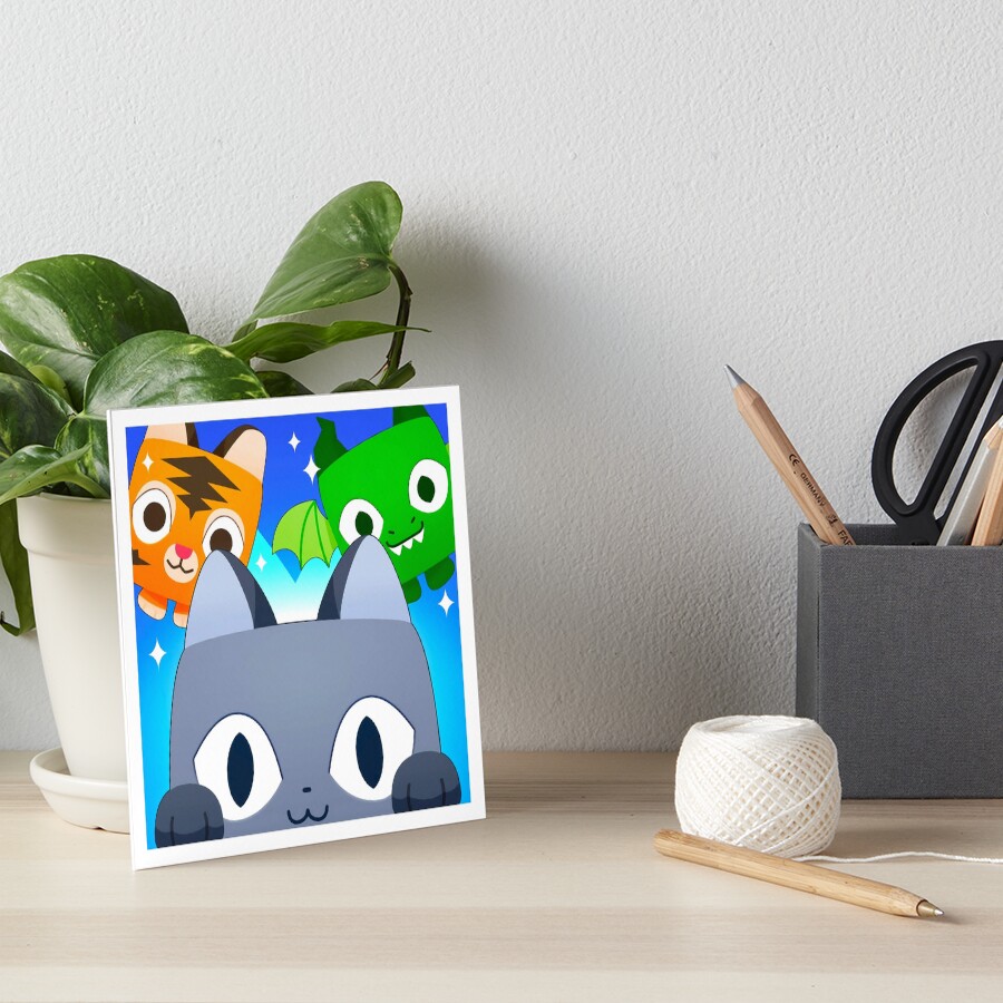 "Pet simulator X codes Cool Cats" Art Board Print for Sale by talktomaddy83 Redbubble