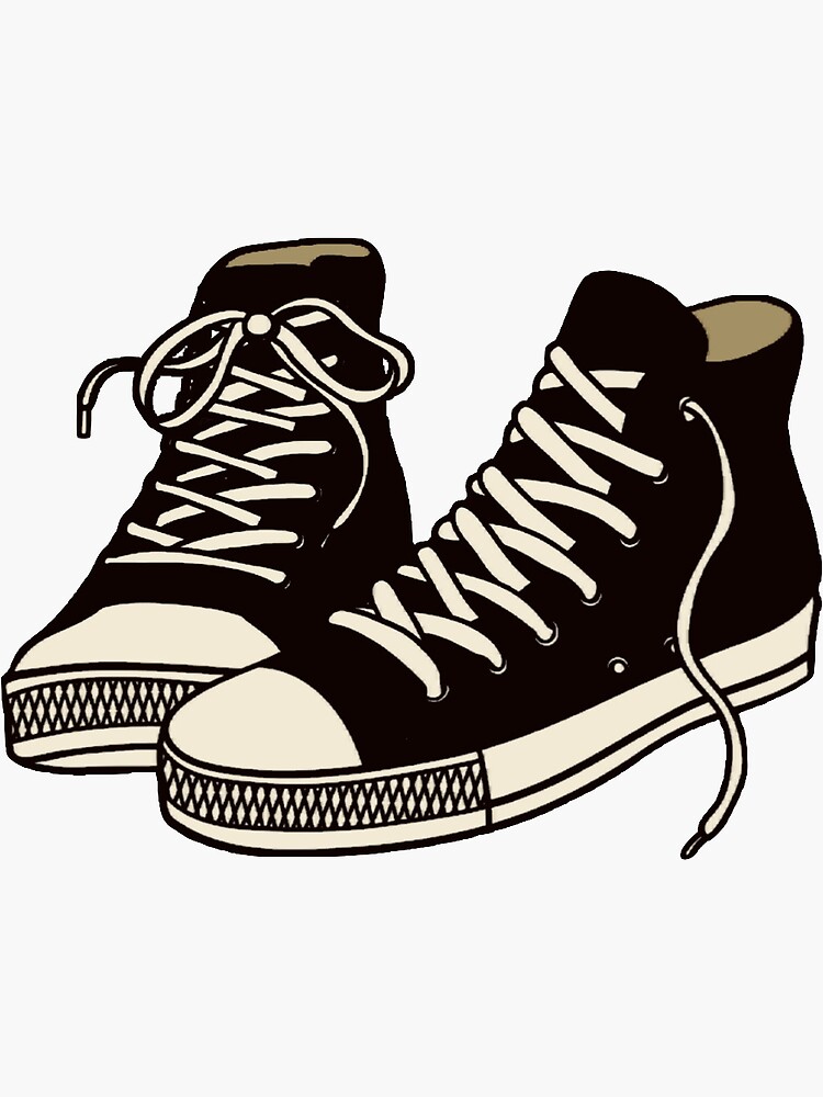 &quot;Converse&quot; Sticker by itsRIS Redbubble