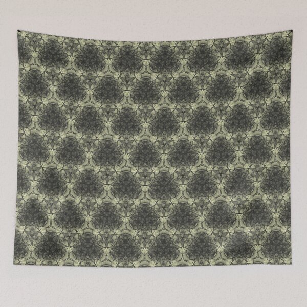 Item preview, Black Yellow Geometric Lace Patterns 4 designed and sold by BilgePaksoylu.