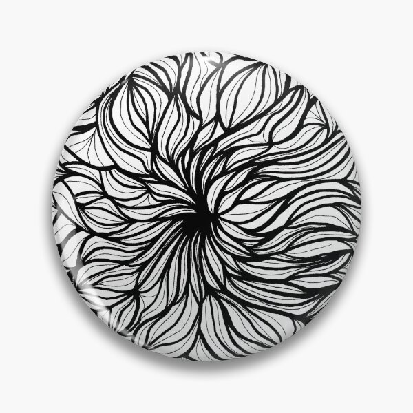 Item preview, Flowy abstract flower Mandala designed and sold by Mary Egan.