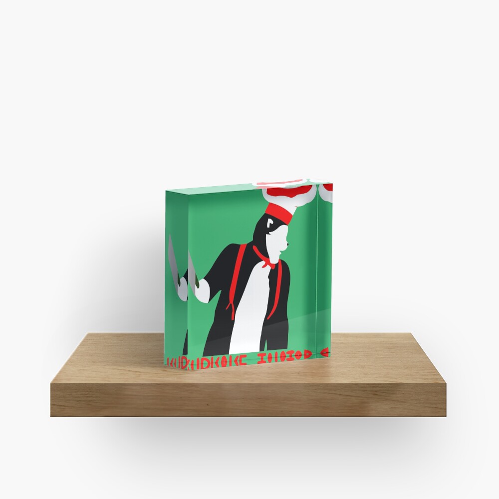 "Cat in the Hat - Kupkake-Inator" Acrylic Block by CptFappington