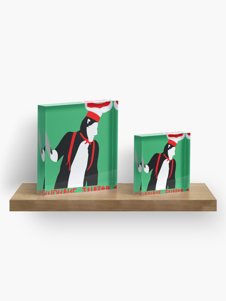 "Cat in the Hat - Kupkake-Inator" Acrylic Block by CptFappington