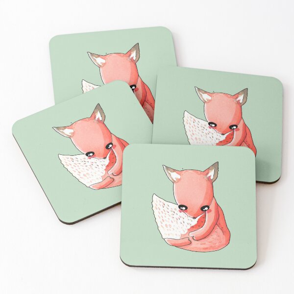 Item preview, Cute shy fox designed and sold by SD-illustration.