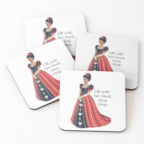 Item preview, Queen of Hearts "Off With Her Head" Quote designed and sold by CreativNode.