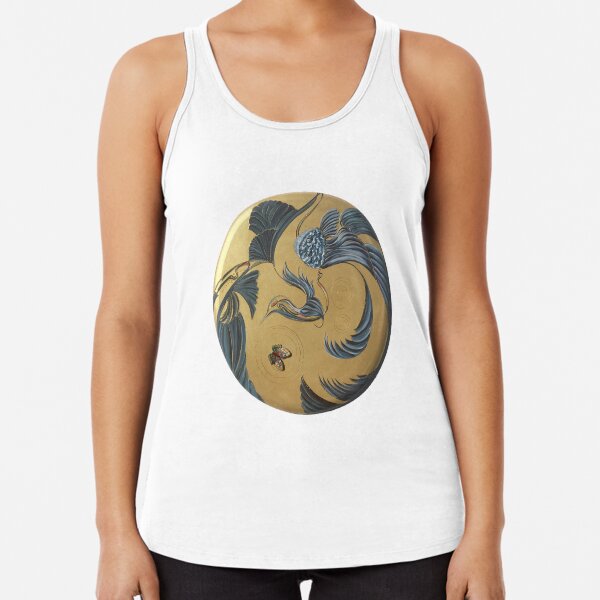 Peacock Feathers Racerback Tank Top