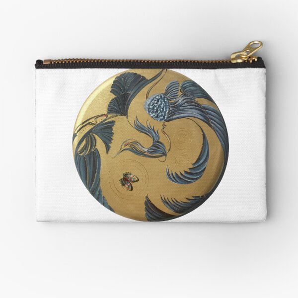 Peacock Feathers Zipper Pouch