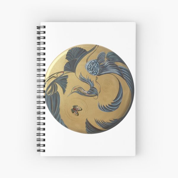 Peacock Feathers Spiral Notebook