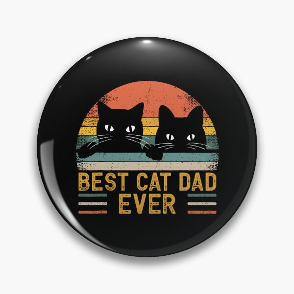 Artikelvorschau, Bester Katzen-Vati überhaupt Vintager Retro-Art-Liebhaber der schwarzen Katzen entworfen und verkauft von GeneTonia0307.