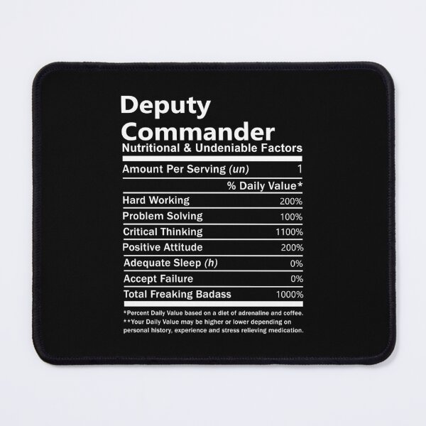 Item preview, Deputy Commander T Shirt - Nutritional And Undeniable Factors Gift Item Tee designed and sold by miraschroe.