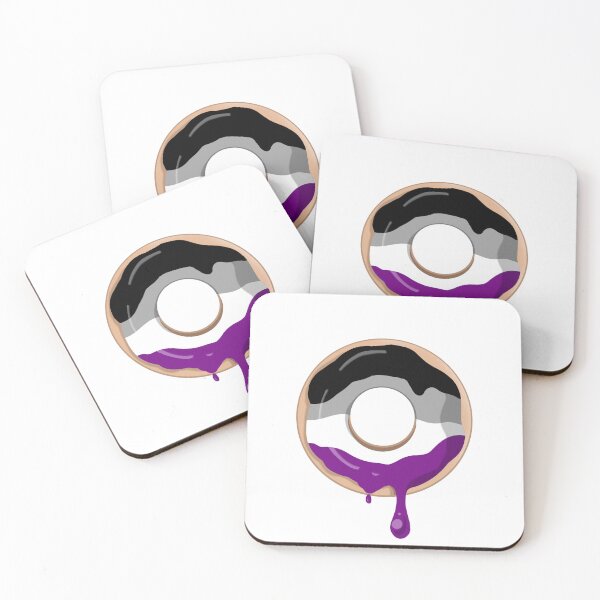 Item preview, Asexual Pride Donut designed and sold by littlegrnhat.