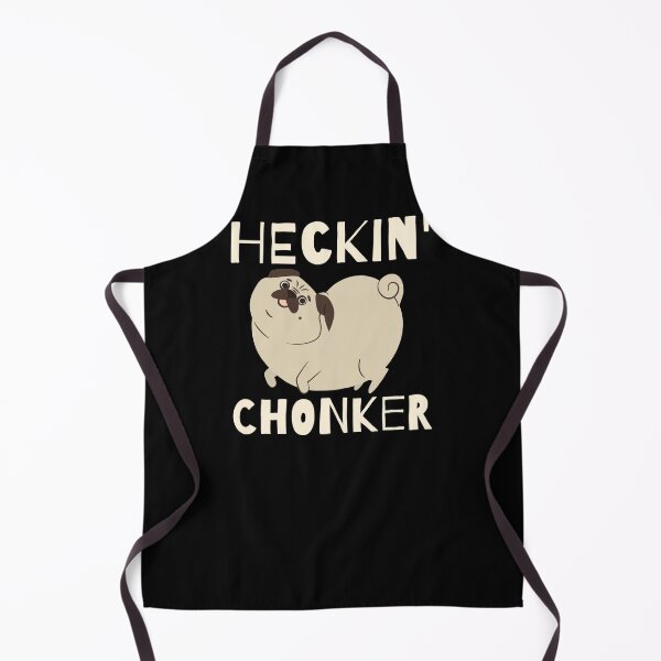 Item preview, Heckin' Chonker Funny Fat Pug designed and sold by Zurickdesigns.