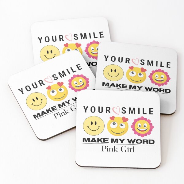 Item preview, YOUR SMILE MAKE MY WORD PINK GIRL designed and sold by harounshirt.