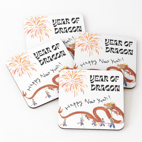 Item preview, Year Of Dragon Happy New Year designed and sold by ArtOfStars.