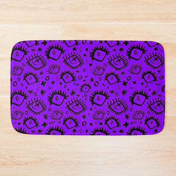 Item preview, Purple Trippy Eye Doodle Pattern (Drawn With Sharpie) designed and sold by JynnDoesArt.