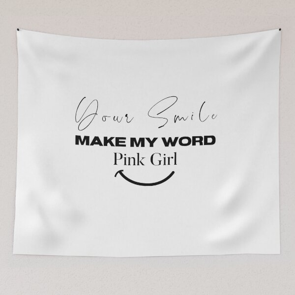 Item preview, YOUR SMILE MAKE MY WORD PINK GIRL designed and sold by harounshirt.