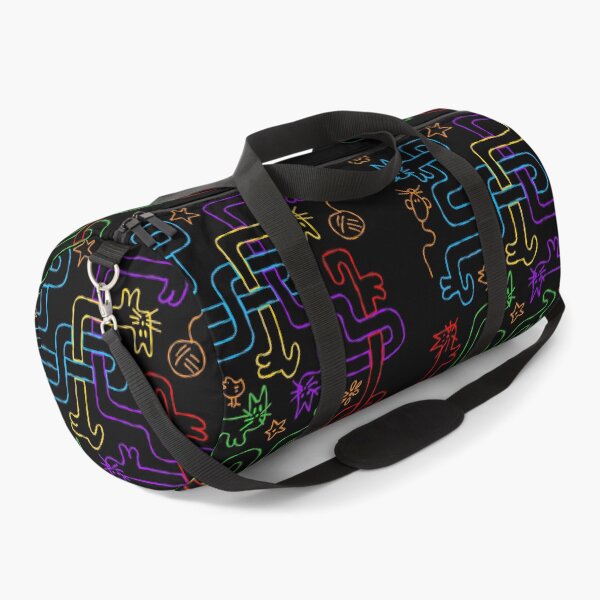Item preview, Curly Cat Rainbow Doodle designed and sold by dwarmuth.