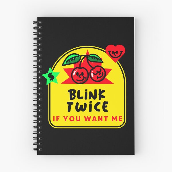 Item preview, BLINK TWICE IF YOU WANT ME STICKER designed and sold by bestfunonline.