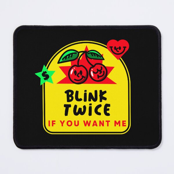 Item preview, BLINK TWICE IF YOU WANT ME STICKER designed and sold by bestfunonline.