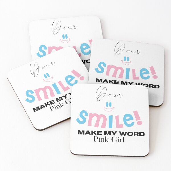 Item preview, YOUR SMILE MAKE MY WORD PINK GIRL designed and sold by harounshirt.