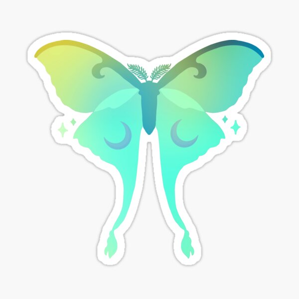 Luna moth sticker — ALPINE AYITA