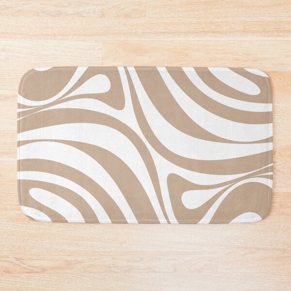 Item preview, New Groove Retro Swirl Abstract Pattern in Buff designed and sold by kierkegaard.