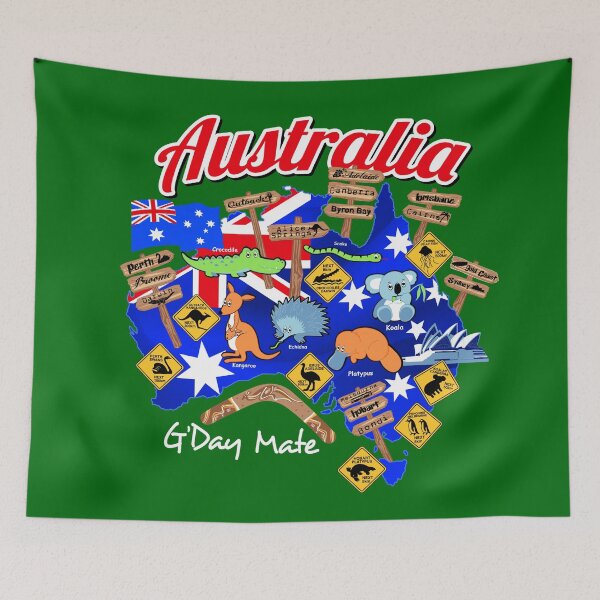 Item preview, Australian animals and locations designed and sold by AdamFahey.