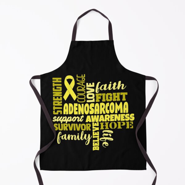 Item preview, Adenosarcoma Awareness - Strength Courage Faith Hope Love Fight Support Survivor Family Life Believe designed and sold by Hilten.