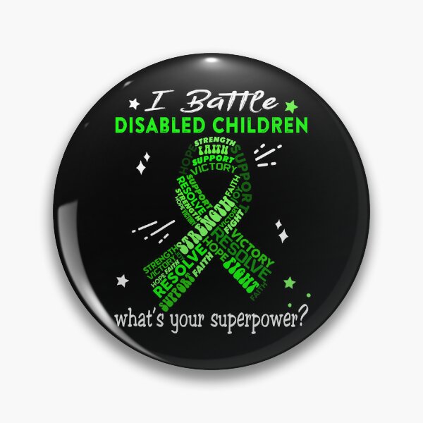 Item preview, Disabled Children Warrior - I Battle Disabled Children What's Your Superpower? designed and sold by ArangoaStore.