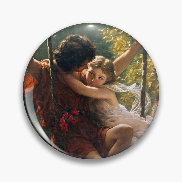 Item preview, Springtime: Pierre-Auguste Cot - Painting Artwork Enhanced For Brighter Colors designed and sold by MonochromaKey.