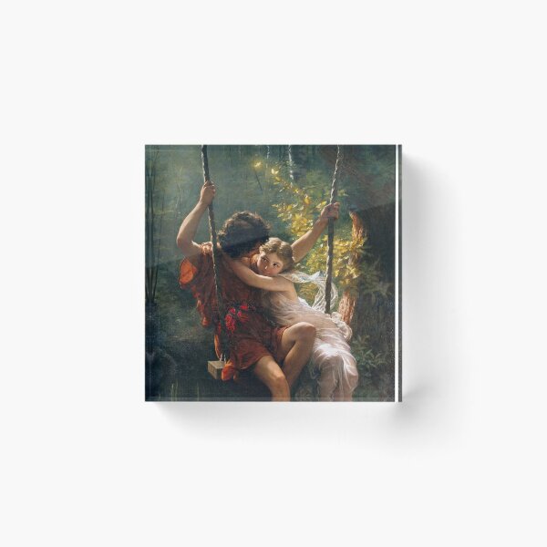 Item preview, Springtime: Pierre-Auguste Cot - Painting Artwork Enhanced For Brighter Colors designed and sold by MonochromaKey.