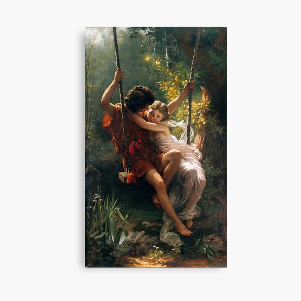 Item preview, Springtime: Pierre-Auguste Cot - Painting Artwork Enhanced For Brighter Colors designed and sold by MonochromaKey.