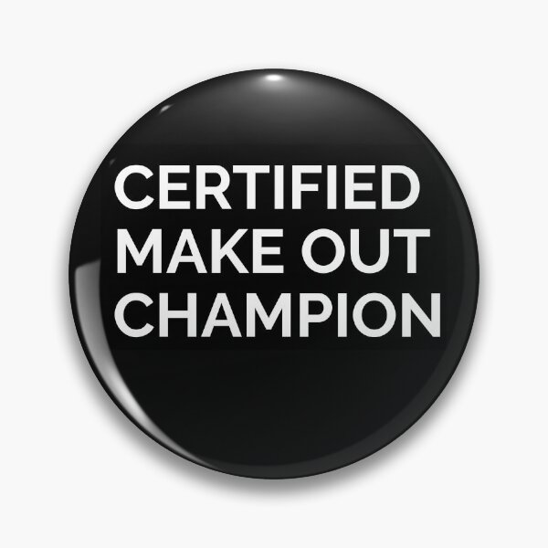 Aperçu de l'œuvre Champion Makeout certifié Funny Sticker créée et vendue par bestfunonline.