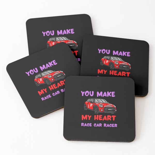 Item preview, You Make My Heart Race Car Racer Classic  T-Shirt designed and sold by dirlkhiat.