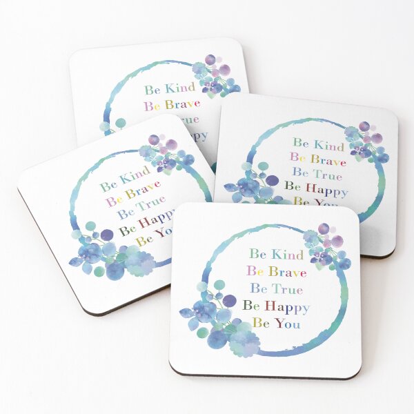 Item preview, Be Kind Be Brave Be True Be Happy Be You versión de pintura designed and sold by xdashu.